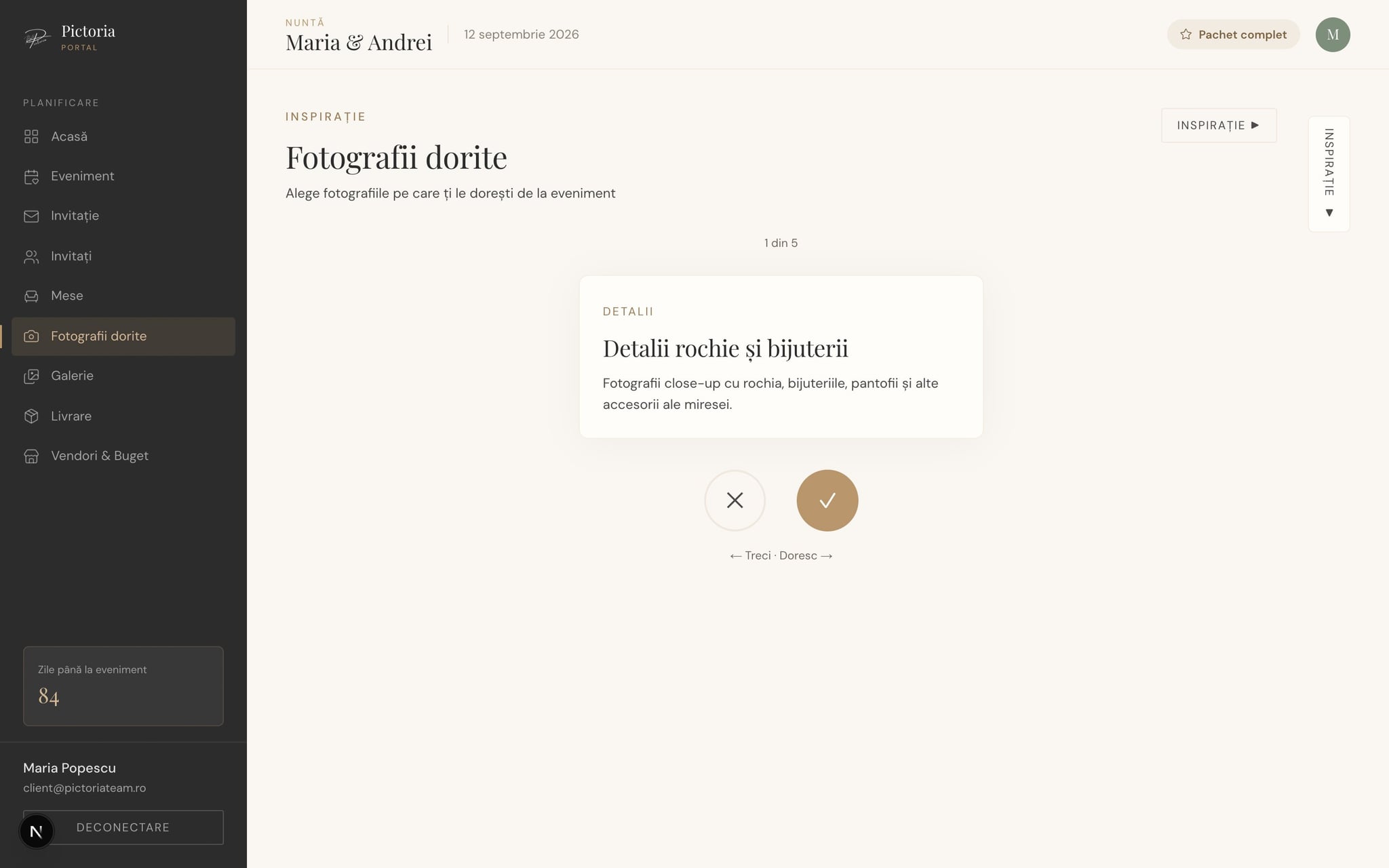 Portal Pictoria — Fotografii Dorite